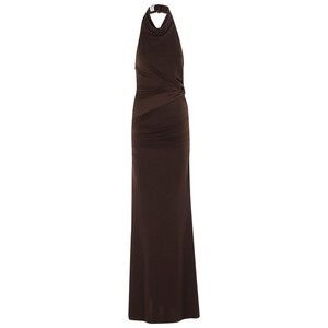 The Andamane Stella Maxi Turtleneck Open Back Maxi Dress - NWT